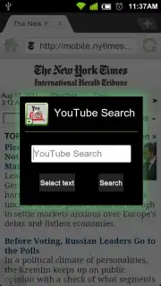 YouTube Search captura 1