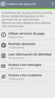 ESET Mobile Security and Antivirus captura 1