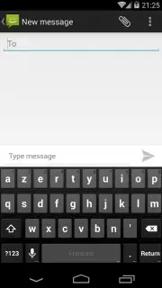 SMS Messaging (AOSP) captura 1