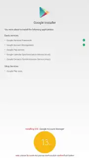Google Installer captura 3