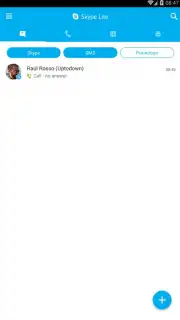 Skype Lite captura 3