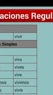 Spanish Verb Trainer captura 2
