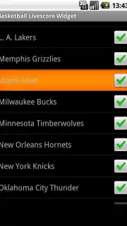 Basketball Livescore Widget captura 10