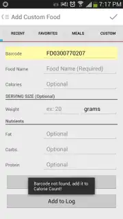 Calorie Counter captura 3