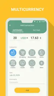 Money manager & expenses captura 5