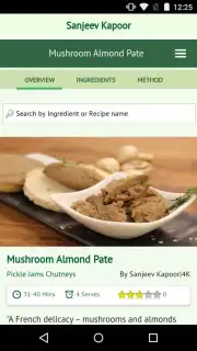 Sanjeev Kapoor’s Recipes captura 3