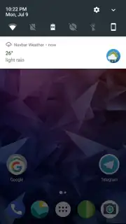 Navbar Weather captura 3