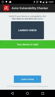Avira Vulnerability Checker captura 2