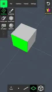3D Modeling App captura 2