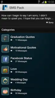SMS Pack captura 3
