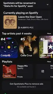 Spotistats for Spotify captura 5