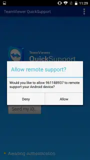 TeamViewer QuickSupport captura 4