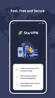 StarVPN - Free Private & Secure VPN captura 2