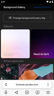 Yandex Browser (alpha) captura 21