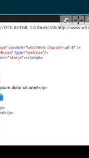 WebMaster's HTML Editor Lite captura 3