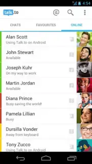 Talk.to - Chat for GTalk & FB captura 1