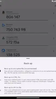 Authenticator Pro captura 2