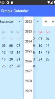 Simple Calendar captura 2
