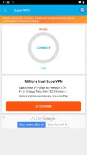 SuperVPN Fast VPN Client captura 5