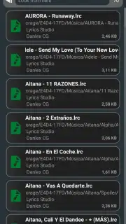 Lyrics Studio captura 5