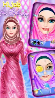 Hijab Girl Salon- Muslim Fashion Princess Makeover captura 2