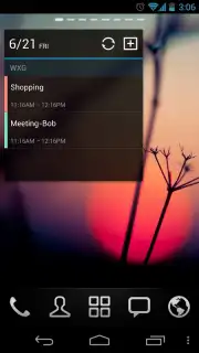 GO Calendar Widget captura 4