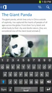 Microsoft Office Mobile captura 1