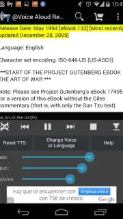 Voice Aloud Reader captura 4