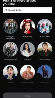 TikTok Music captura 1