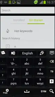 Black Style Keyboard captura 1