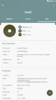 Font Installer captura 10