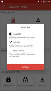 AtoZ PDF Tools captura 6