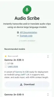 Google AI Edge Gallery captura 13
