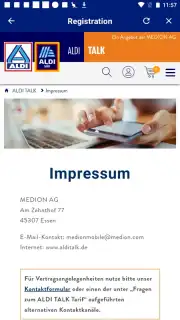 ALDI TALK Registration captura 9