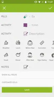 mySugr Diabetes Logbook captura 1