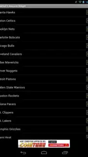 Basketball Livescore Widget captura 12