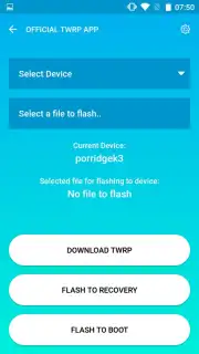 Official TWRP App captura 1
