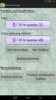 ProPoints Manager captura 2