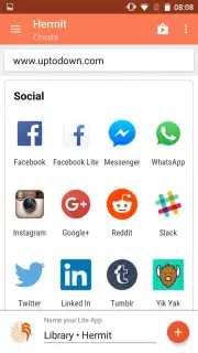 Hermit Lite Apps Browser captura 6