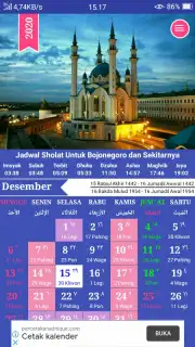Kalender Puasa Indonesia captura 2