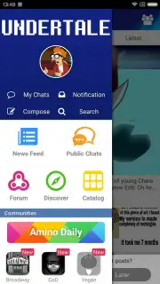 Undertale Amino captura 1