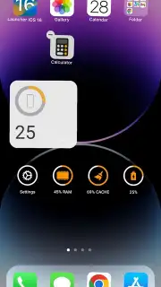 Launcher iOS 17 captura 1
