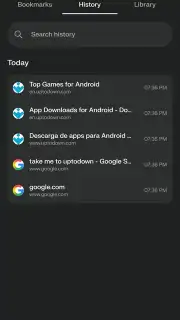 Comet Browser captura 11