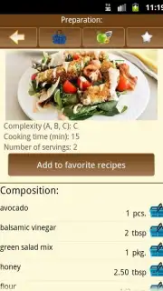Delicious recipes captura 1