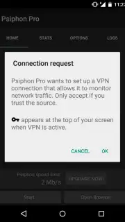 PsiPhon captura 3
