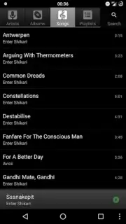 AOSP Music+ captura 4