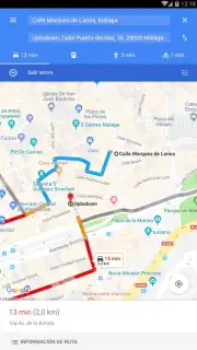 Google Maps Go captura 6