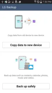 LG Backup (Sender) captura 1