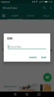Fake Chat Whatsapp captura 3