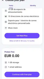 Proton Mail captura 14